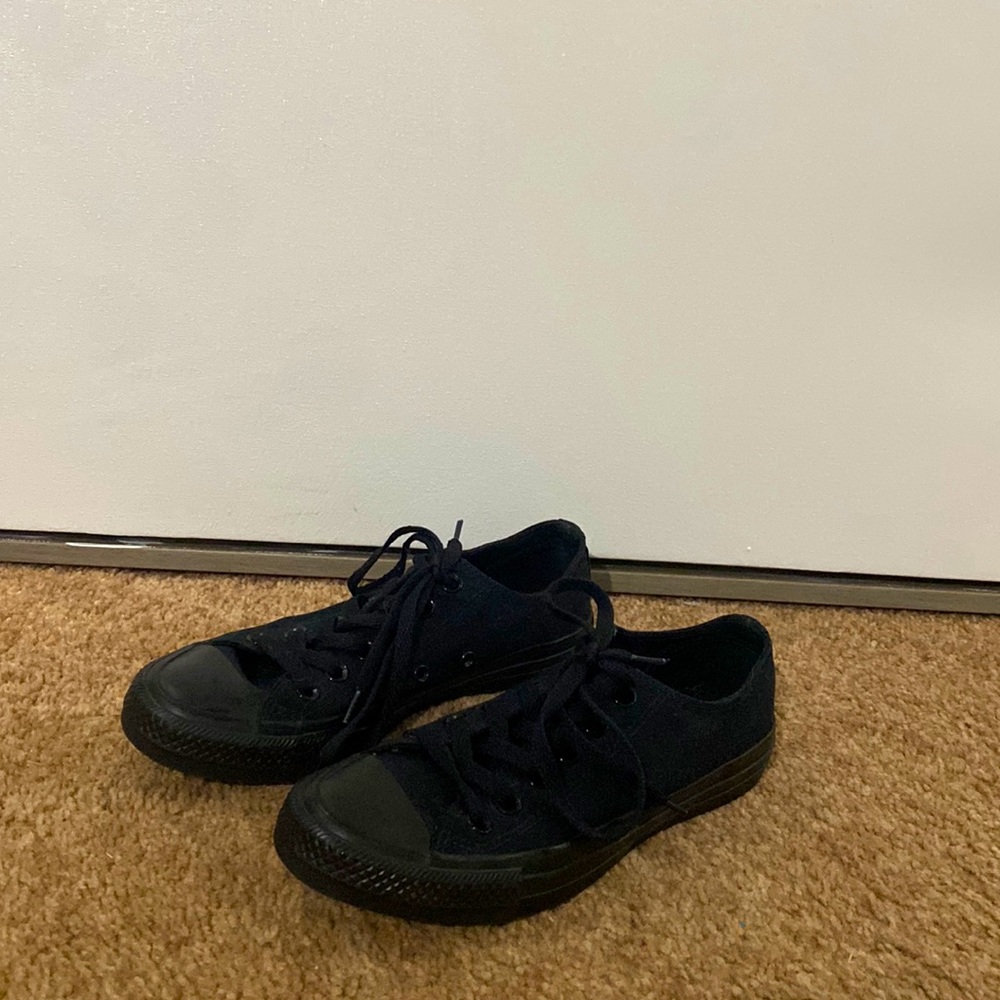 All black Converse